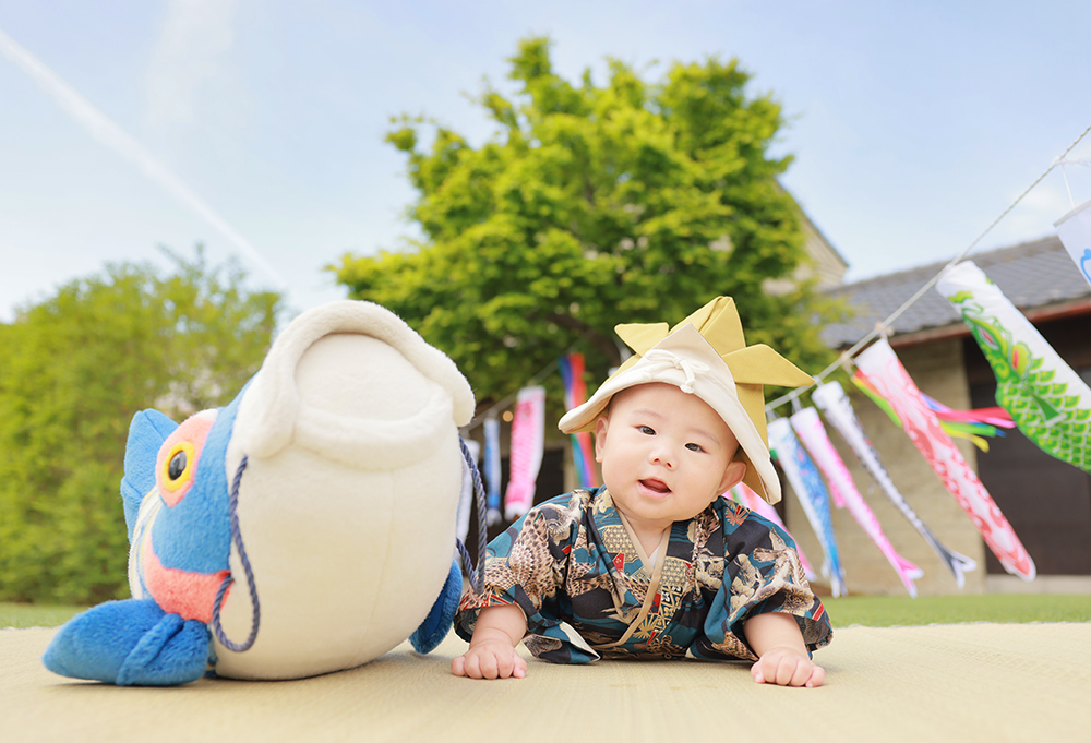 宇都宮　端午の節句　こいのぼり　撮影　初節句