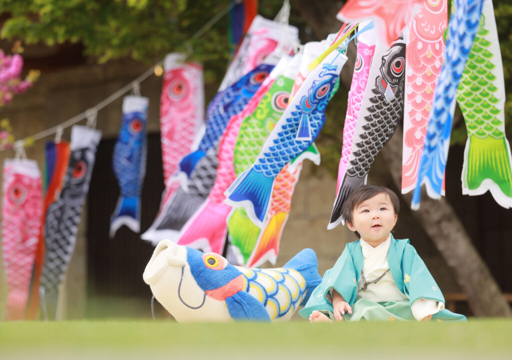 宇都宮　端午の節句　こいのぼり　撮影　初節句